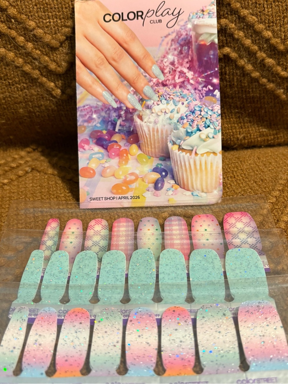 Color Street Sweet Shop Pastel Pink & Mint Nail Strips